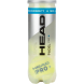 Мяч для падела HEAD Padel Pro+, 540203, уп.3 шт, войлок,нат.резина,желтый