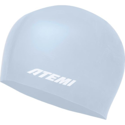 Шапочка для плавания Atemi silicone cap Light blue, силикон, Цвет: Голубой, TSC1LBE