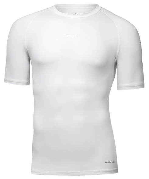 Футболка компрессионная JOGEL PerFormDRY Baselayer Tee SS 3, белый