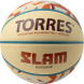 Мяч баск  TORRES Slam, B023147, р 7, резина, нейлон  корд, бут  кам, бежево-коричневый