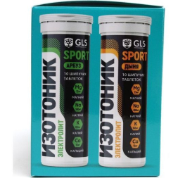 Набор 6 в 1 изотоник &quot;Электролит REDJAR&quot; GLS микс вкусов, 60 шипучих таблеток