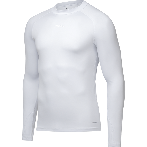 Джемпер компрессионный утепленный JÖGEL CAMP PerFormDRY Baselayer Top Warm, белый