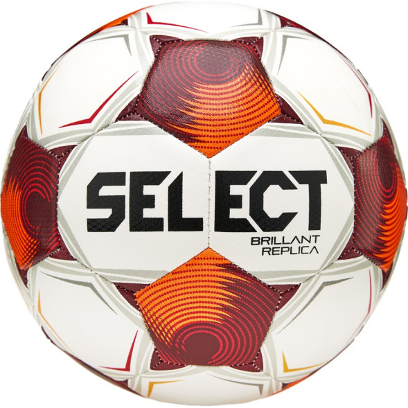 Мяч футб  SELECT Brillant Replica FB V25, 3595871808, р 5, FIFA Basic,32п, ТПУ, маш сш, бело-оранж