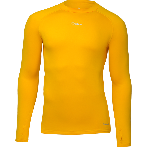 Джемпер компрессионный утепленный JÖGEL CAMP PerFormDRY Baselayer Top Warm, желтый