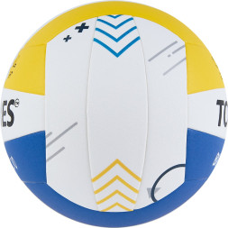 Мяч вол. TORRES BM1200, V42335, р.5, синт.кожа (микрофибра), клееный, бут.кам, бел-син-желт
