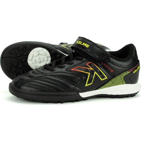 Обувь футб. (многошиповки). дет. KELME (TF), 68833134-000-34, р.34 (рос.33), ПУ, резина, черный