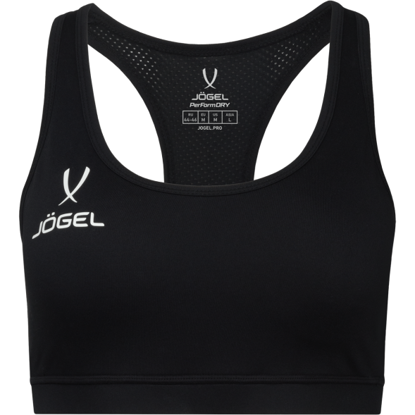 Бра тренировочное JÖGEL DIVISION PerFormDRY Womens Top, черный