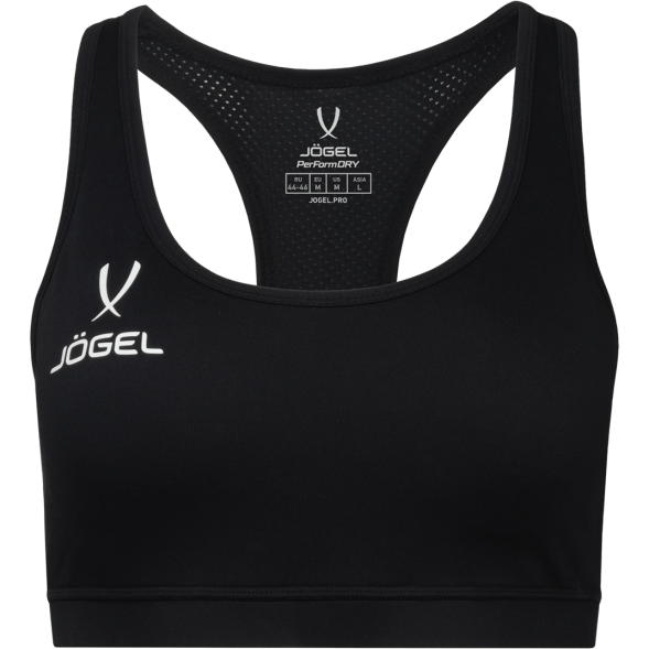 Бра тренировочное JÖGEL DIVISION PerFormDRY Womens Top, черный