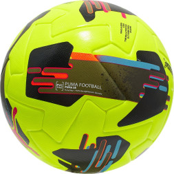 Мяч футб. PUMA Orbita 2 TB, 08432303, р.5, FIFA Quality Pro, 12 пан., ТПУ, термосшивка, желто-черный