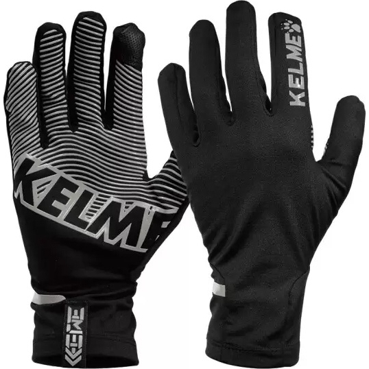 Перчатки футбольные KELME NORTH Черно-серый