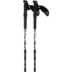 Треккинговые палки Atemi телескоп., 18/16/14 мм, twist lock, antishok, р. 65-135 см, ATP-06 black