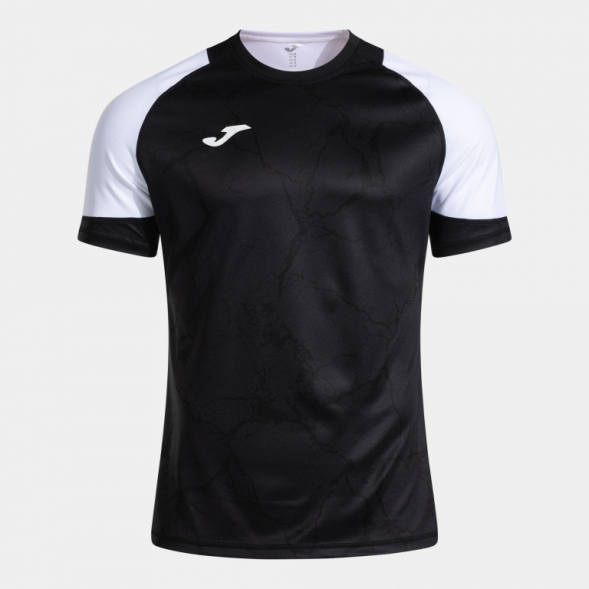 Футболка JOMA CAMISETA MANGA CORTA HISPA V NEGRO BLANCO