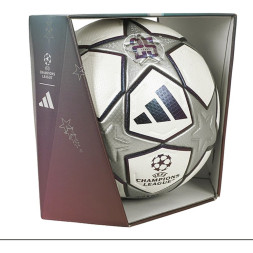 Мяч футб. ADIDAS UCL PRO 3RD JY8891,р.5, 32п, FIFA Quality PRO, ПУ, термосш, бело-серебристо-фиолет
