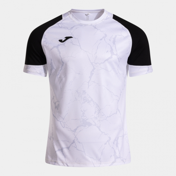 Футболка JOMA CAMISETA MANGA CORTA HISPA V BLANCO NEGRO