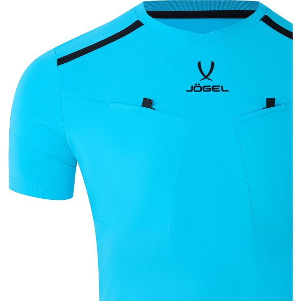 Футболка судейская JÖGEL DIVISION PerFormDRY Referee Tee, голубой