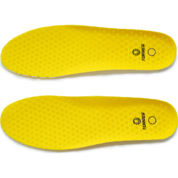 Стельки для обуви TORRES, TI48241-45, р.45, толщина 3-6мм, ЭВА,текстиль, черный