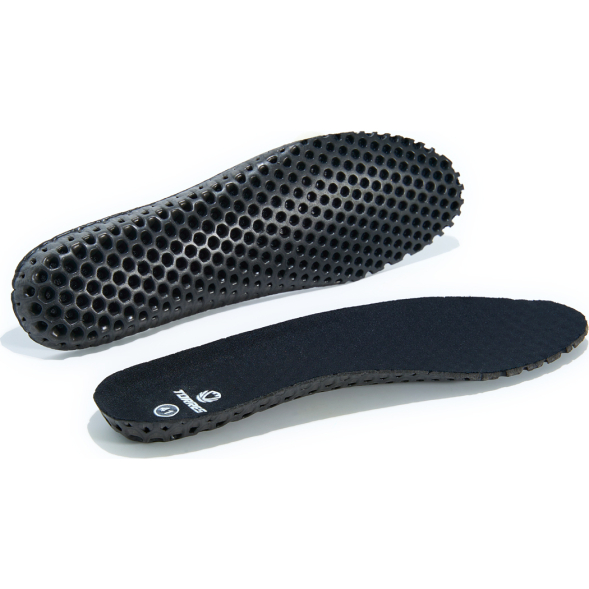 Стельки для обуви TORRES, TI48241-45, р.45, толщина 3-6мм, ЭВА,текстиль, черный