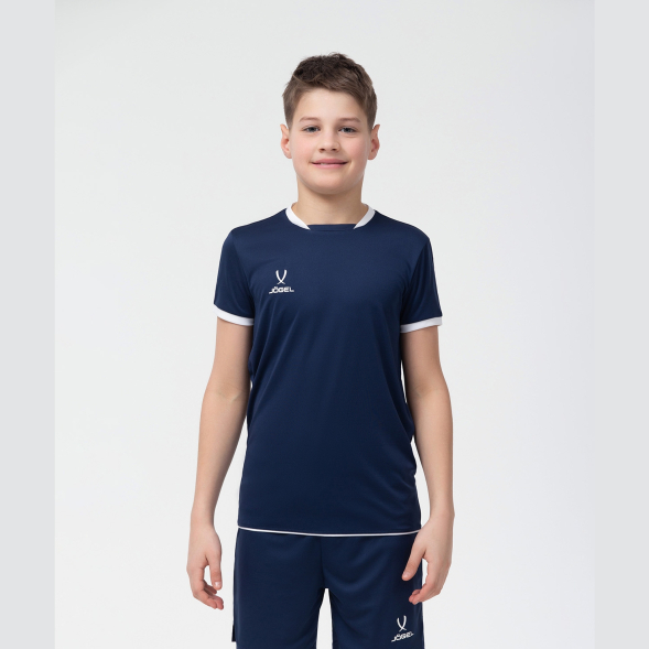 Футболка волейбольная JÖGEL CAMP, темно-синий, детский