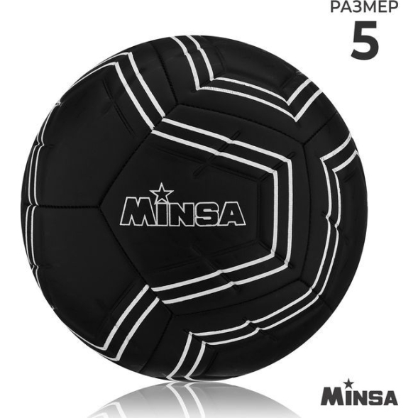 Мяч футбольный MINSA, TPE, машинная сшивка, 12 панелей, р. 5
