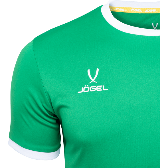 Футболка футбольная JÖGEL CAMP Origin, зеленый/белый, детский