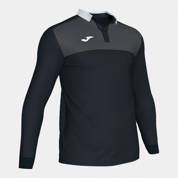 Поло JOMA WINNER Черный-антрацит