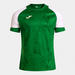 Футболка JOMA CAMISETA MANGA CORTA HISPA V VERDE BLANCO