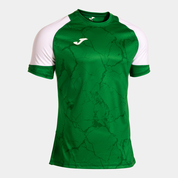 Футболка JOMA CAMISETA MANGA CORTA HISPA V VERDE BLANCO
