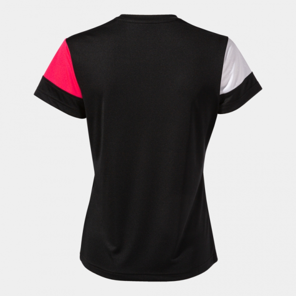 Футболка JOMA CAMISETA MANGA CORTA CREW V NEGRO ROSA