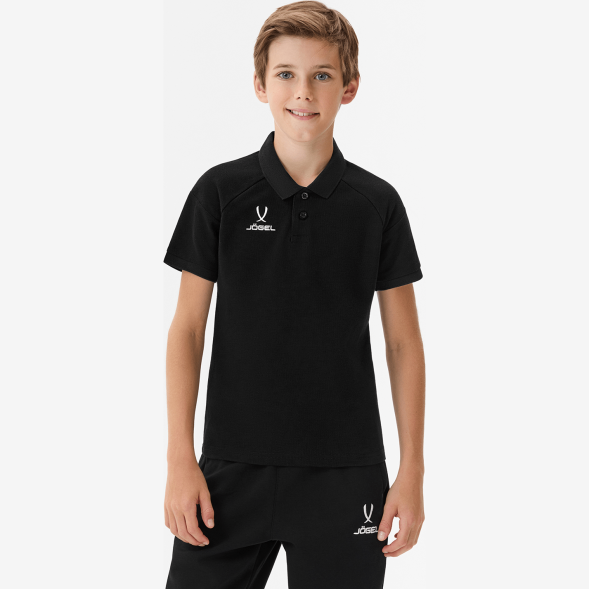 Поло JÖGEL CAMP 2 CVC Polo CZ, черный
