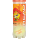 Мяч теннисный детский HEAD Stage 2 Orange, 578423,уп.3 шт, фетр,нат.резина,желто-оранжевый
