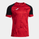 Футболка JOMA CAMISETA MANGA CORTA HISPA V ROJO NEGRO