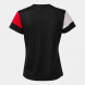 Футболка JOMA CAMISETA MANGA CORTA CREW V NEGRO ROJO