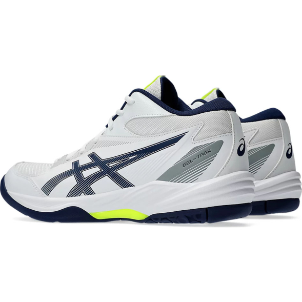 Кроссовки волейбольные мужские ASICS Gel-Task MT 4 1071A102 100, р.10.5(рос.43), бело-синий