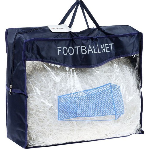 Сетка футбольная ONLYTOP, 7,5х2,5 м, нить 3 мм,  2 шт.