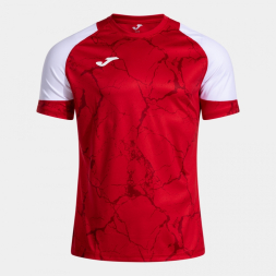 Футболка JOMA CAMISETA MANGA CORTA HISPA V ROJO BLANCO