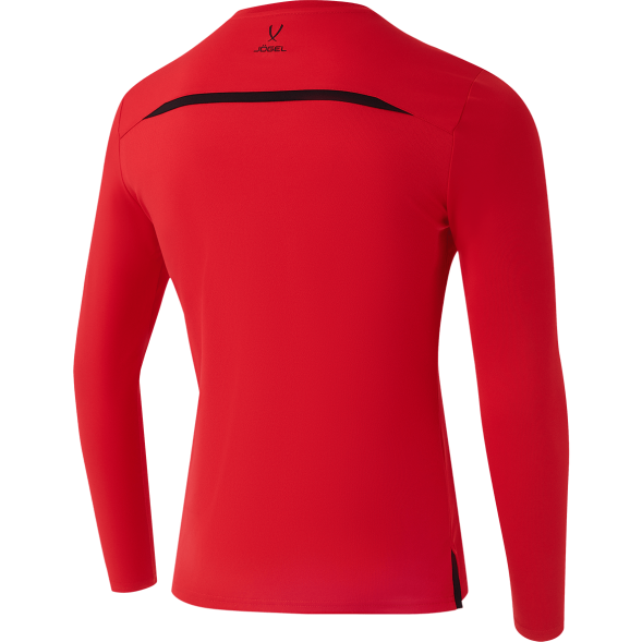 Футболка судейская с длинным рукавом JÖGEL DIVISION PerFormDRY Referee LS Tee, красный