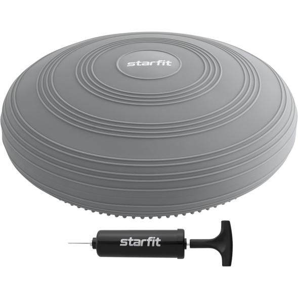 БЕЗ УПАКОВКИ Диск балансировочный STARFIT BP-105, с насосом, серый