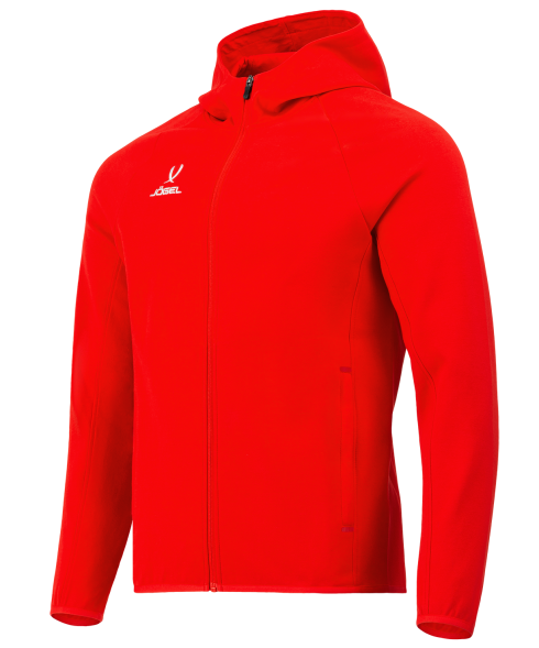 Худи на молнии JOGEL ESSENTIAL Athlete Hooded FZ Jacket, красный
