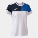 Футболка JOMA CAMISETA MANGA CORTA CREW V BLANCO ROYAL