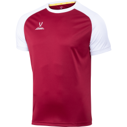 Футболка игровая JÖGEL CAMP Reglan Jersey, гранатовый/белый, детский