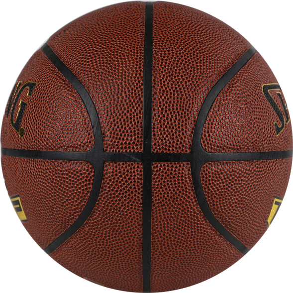 Мяч баск. SPALDING Grip Control 76875z,  р.7, композит. кожа (ПУ) коричневый