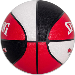 СЦ*Мяч баск. SPALDING Super Flite 76929z, р.7, синт. кожа ( композит), красно-черно-белый