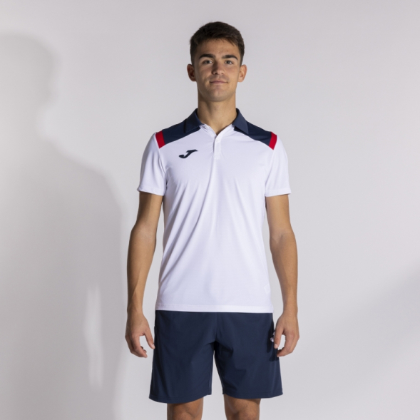 Поло JOMA TOLEDO BLANCO MARINO