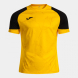 Футболка JOMA CAMISETA MANGA CORTA HISPA V AMARILLO NEGRO