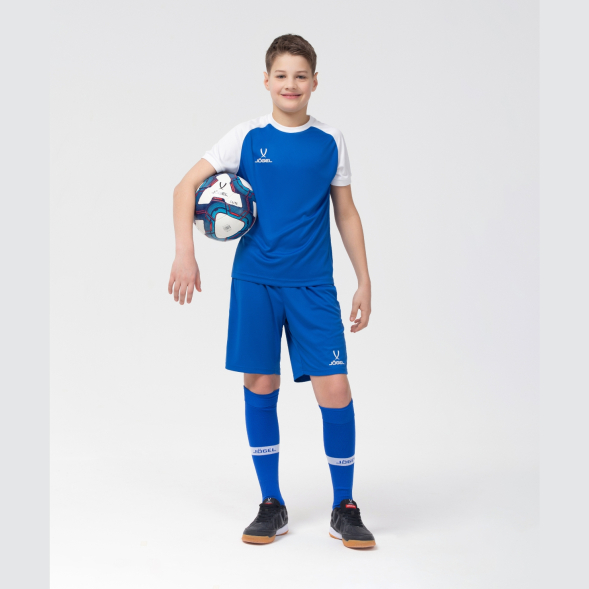 Футболка игровая JÖGEL CAMP Reglan Jersey, синий/белый, детский