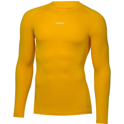 Футболка компрессионная с длинным рукавом JÖGEL CAMP PerFormDRY Baselayer LS Tee, желтый
