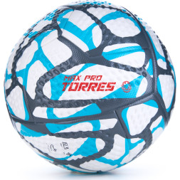 Мяч футб. TORRES MAX Pro, F323415, р.5, EПУ (микрофибра),4 сл, 12 п, термосшивка, бело-голубой