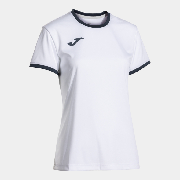 Футболка JOMA CAMISETA MANGA CORTA COMBI PREMIUM BLANCO DARK NAVY