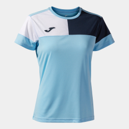 Футболка JOMA CAMISETA MANGA CORTA CREW V CELESTE MARINO