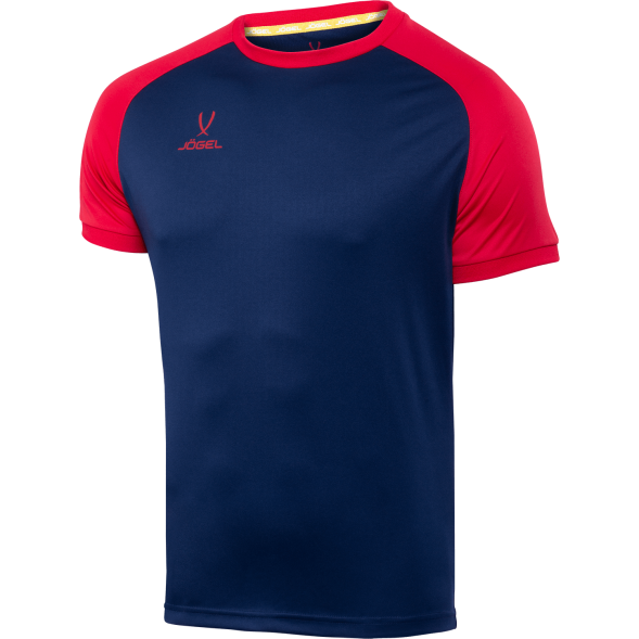 Футболка игровая JÖGEL CAMP Reglan Jersey, темно-синий/красный, детский